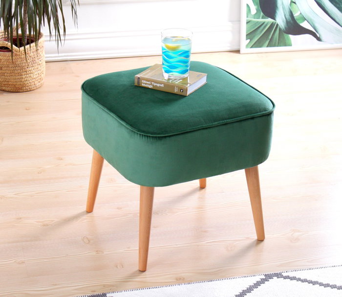 Atelier Del Sofa Moouv 7086 Puf de Terciopelo Verde Atelier Del Sofa Moouv 7086 Puf de Terciopelo Verde